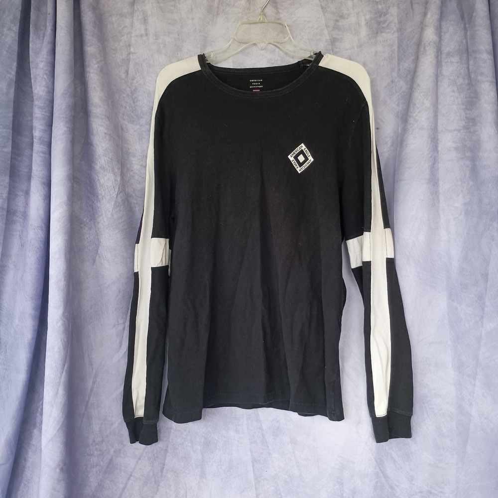 American Eagle Outfitters Après Active Long Sleeve Colorblock Athletic Top Med